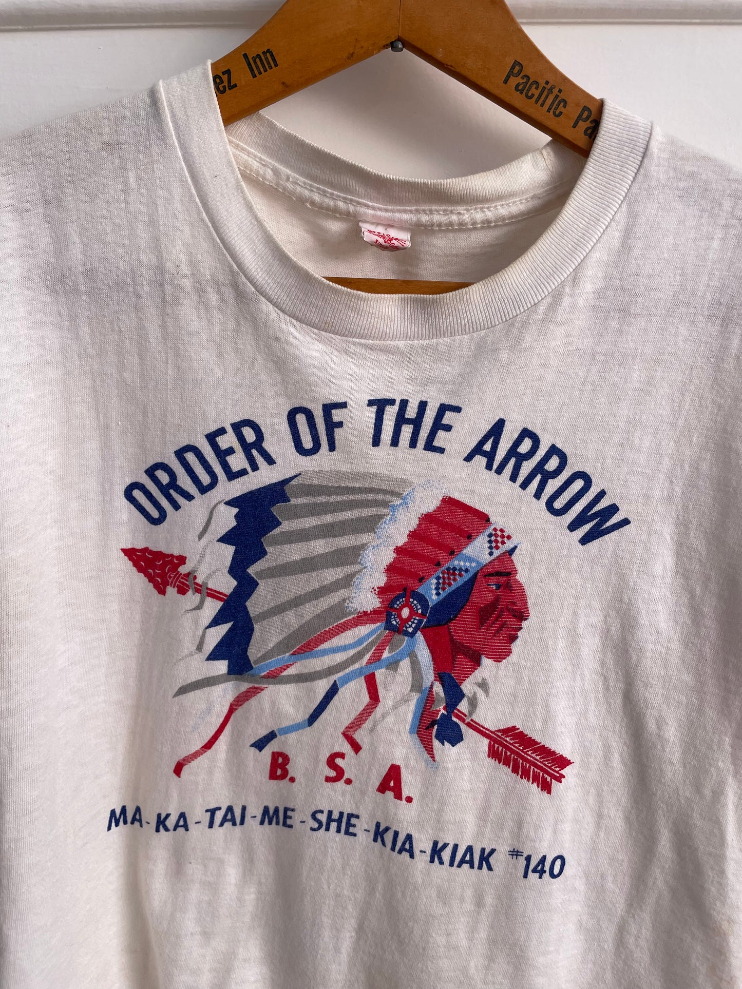 Vintage 1950s Boy Scouts of America Order of the Arrow Tee