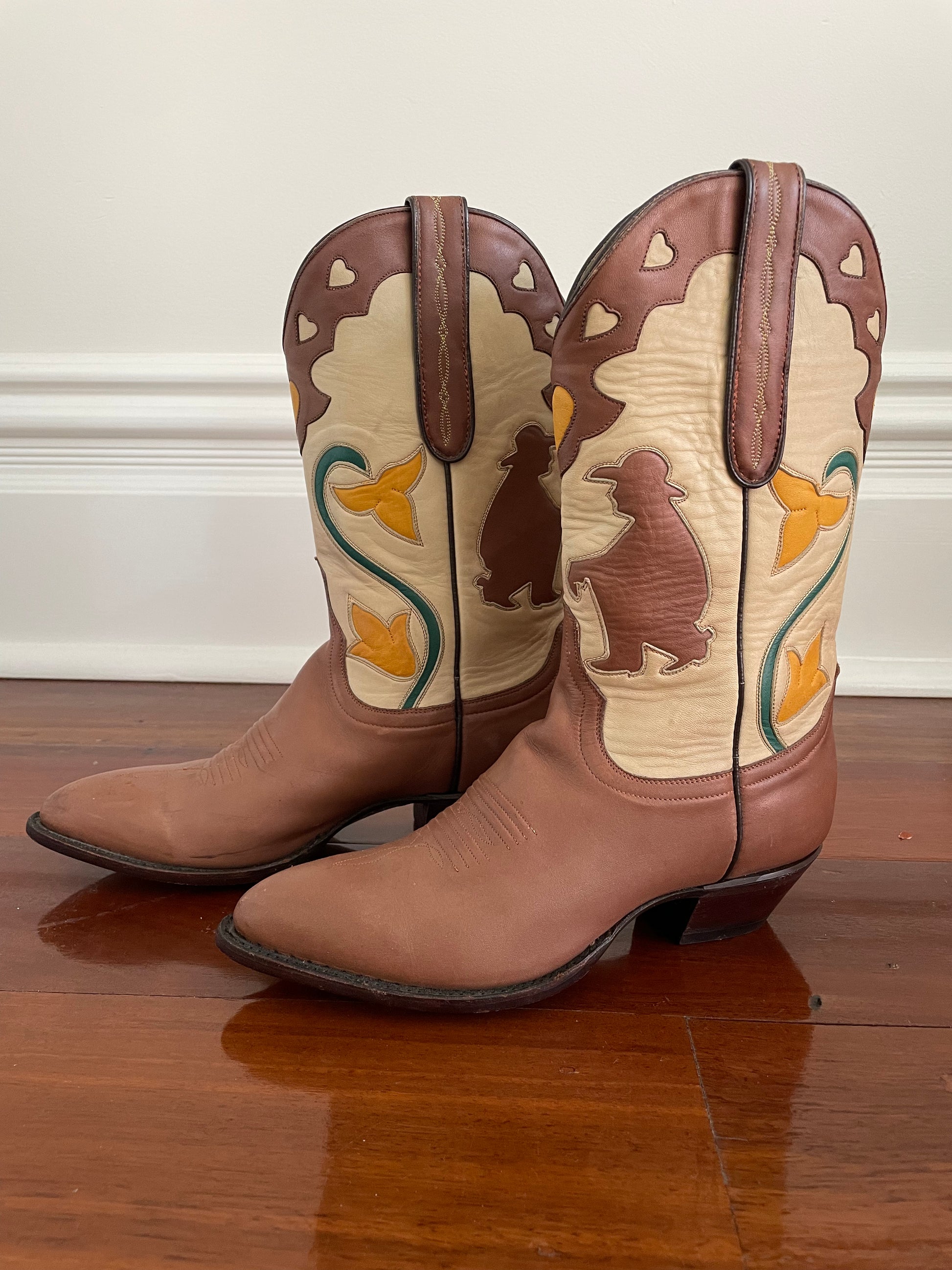 Larry Mahan Thinking Cowboy Boots The Traveling Flea